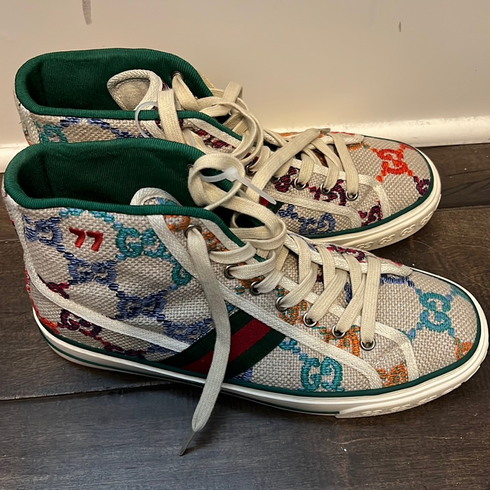 Gucci, colorful hightops